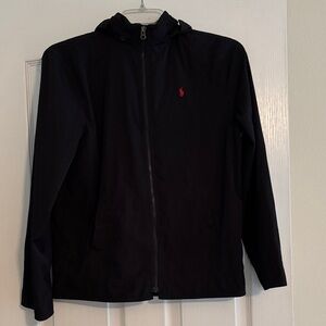 Ralph Lauren Black Jacket with Red Logo